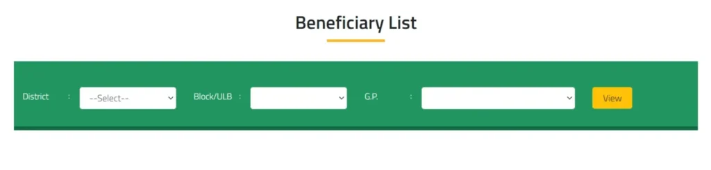Kalia Yojana New List Check STEP-2